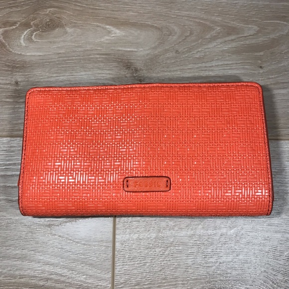 Fossil Handbags - Fossil | Persimmon Caroline RFID Bifold Wallet